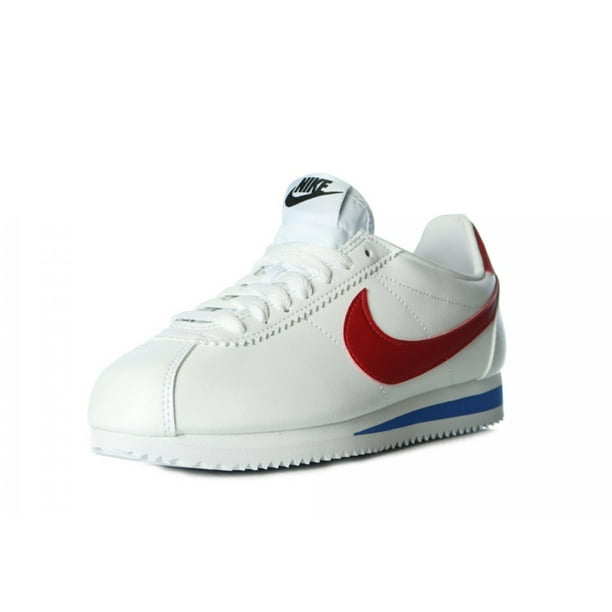 Tenis Nike Cortez Leather Blanco Con Rojo Azul 807471-103 | Bodega Aurrera en línea