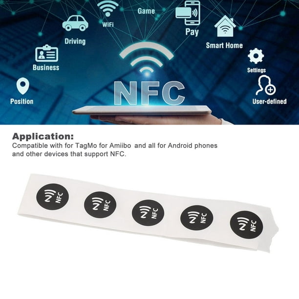 30 Etiquetas NFC Etiquetas NFC de PVC Impermeables de 504 Bytes