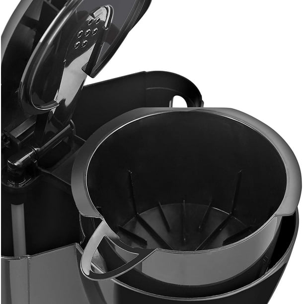 SS-201555 Cafetera Jarra y Tapa de Vidrio Negro 12 Tazas para Krups KM730