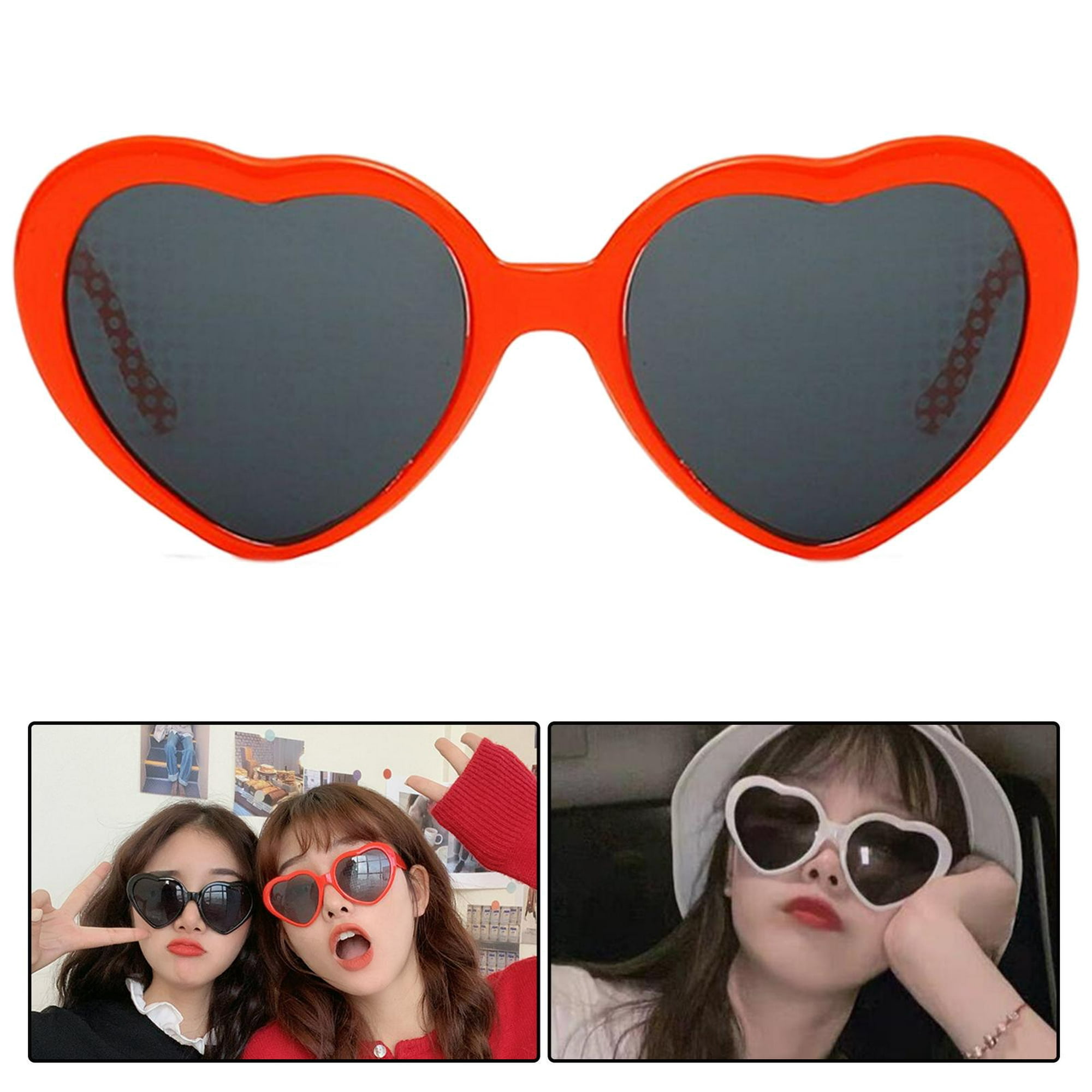 2 lentes de sol con visera para el sol, gafas rave, gafas de sol de fiesta  de San Valentín, gafas de día de San Valentín, regalos de fiesta