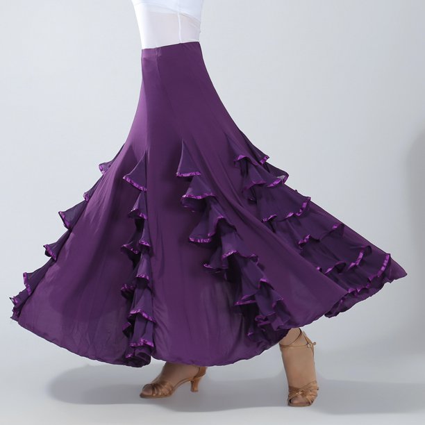 Top de baile latino para mujer, cortas elásticas, vestidos de baile de  rendimiento de baile L BLESIY Tops de baile latino