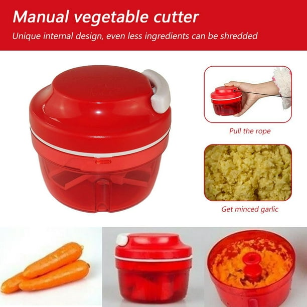 Cortador de Verduras - Picadora Manual de Alimentos - Trituradora