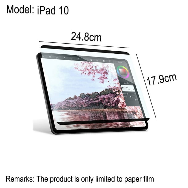 Funda Slim Magnética para iPad 10ª generación Lápiz Digital y Protector de  pantalla Efecto papel