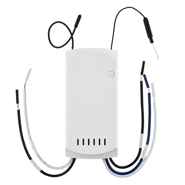 SONOFF iFan04-H Ventilador de techo inteligente Wi-Fi con kit de control  remoto de luz APP/Control d Abanopi Blanco/Alta presión