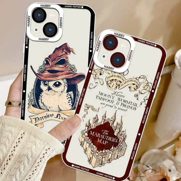 Harry Potter Tech - Paquete de accesorios con funda para iPhone 12, llavero  y calcomanía para teléfono