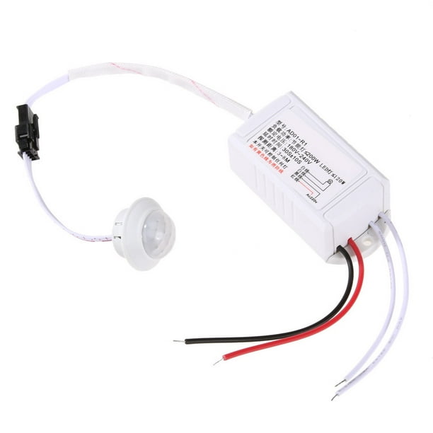 Sensor Eléctrico Módulo de sensor de cuerpo infrarrojo IR Interruptor de  detección de movimiento de luz inteligente 220V Likrtyny Libre de BPA
