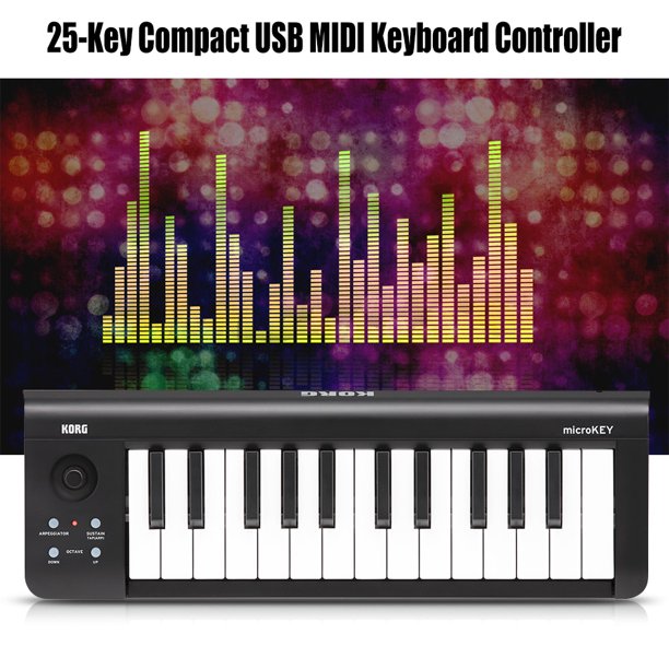 Controlador Midi Portátil Korg Negro