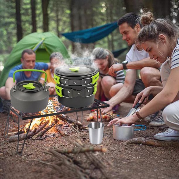 Juego De Utensilios De Cocina Para Acampar Hervidores Para - Temu