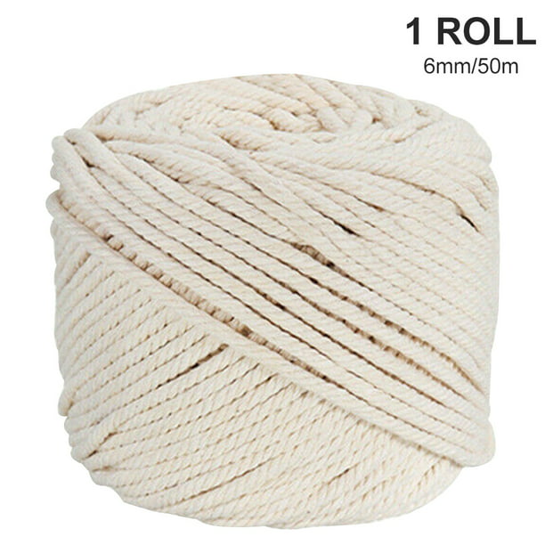 Rietlow® Hilo de algodón (200 m) – Hilo cocinar – Cuerda para cocinar –  Cuerda para hornear – Hilo cocina – Algodón natural – Hilo para atar –  Cuerda de regalo/decorar/manualidades (blanco
