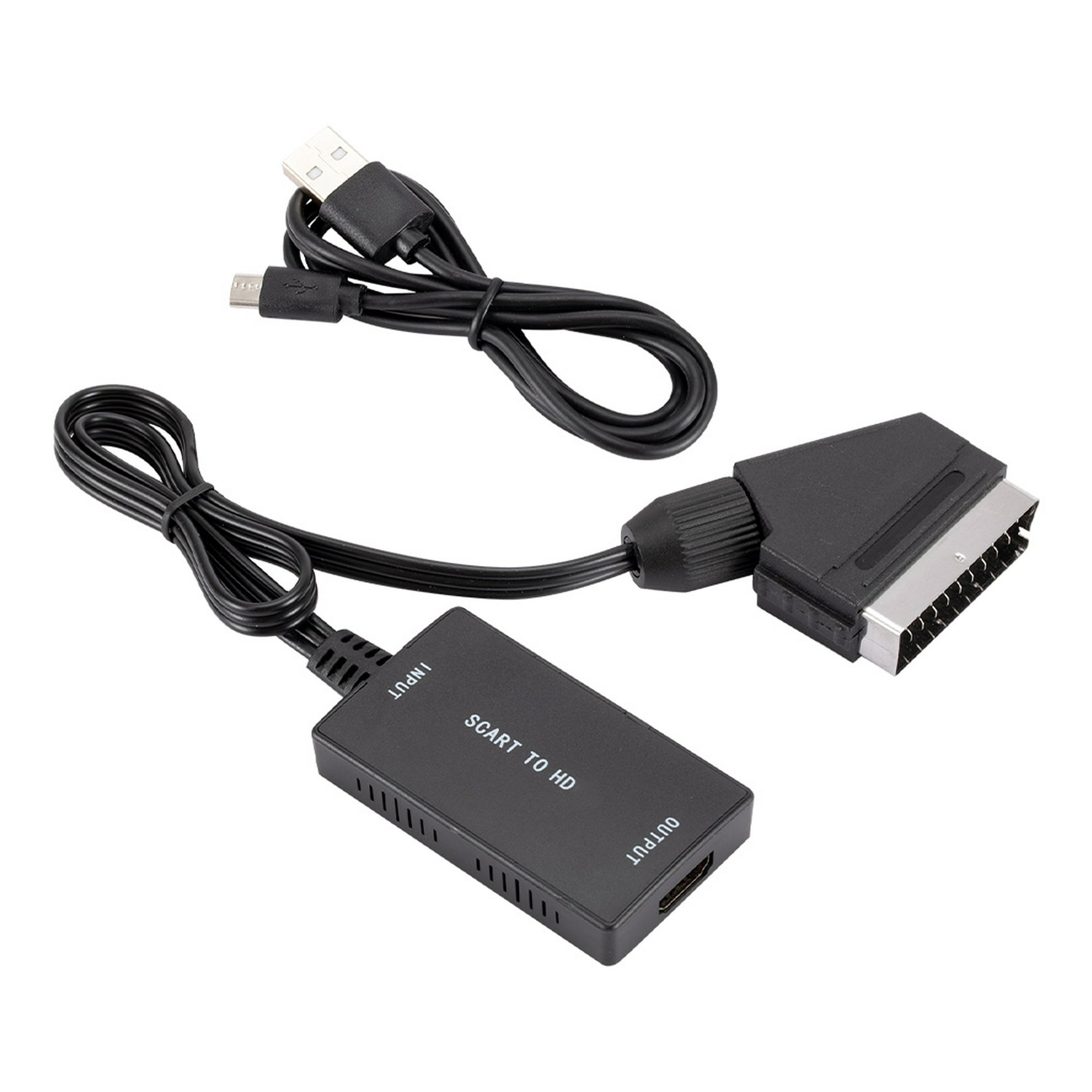 Cable convertidor negro Adaptador convertidor ligero para HDMI compatible  con euroconector WDOplteas Para estrenar
