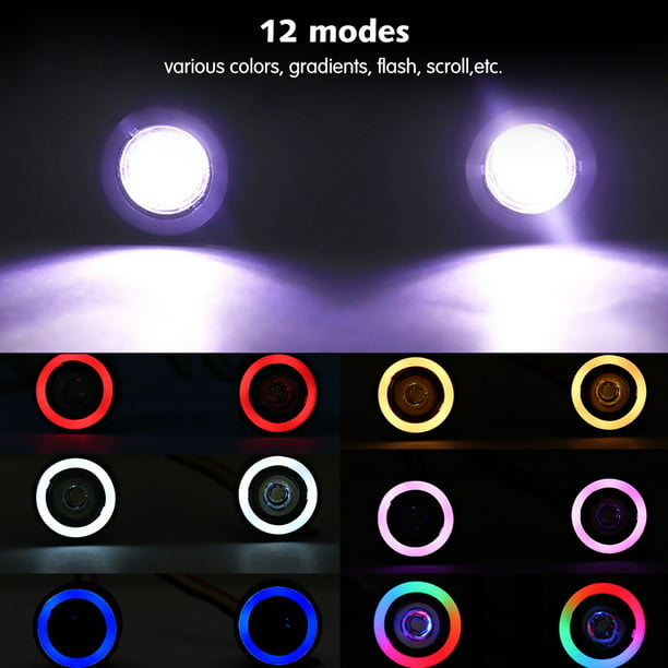 LED Angel Eyes con 12 modos para 1/10 RC Rock Crawler Axial SCX10 RC4WD Abanopi LED | en línea