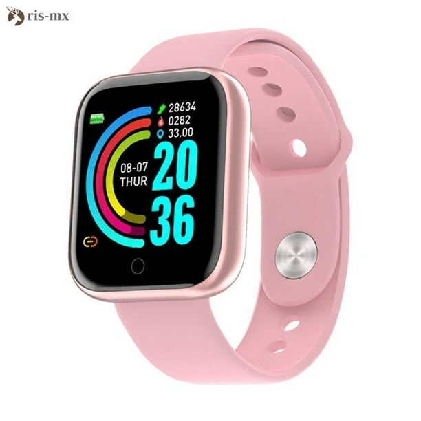 Reloj inteligente para mujer, Android, iOS, teléfono, rastreador de  fitness, frecuencia cardíaca, presión arterial, impermeable, rastreador de