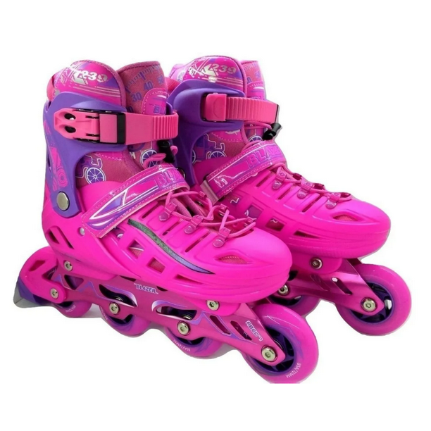 Par de Patines en Linea Talla Mediana Altera Ajustables