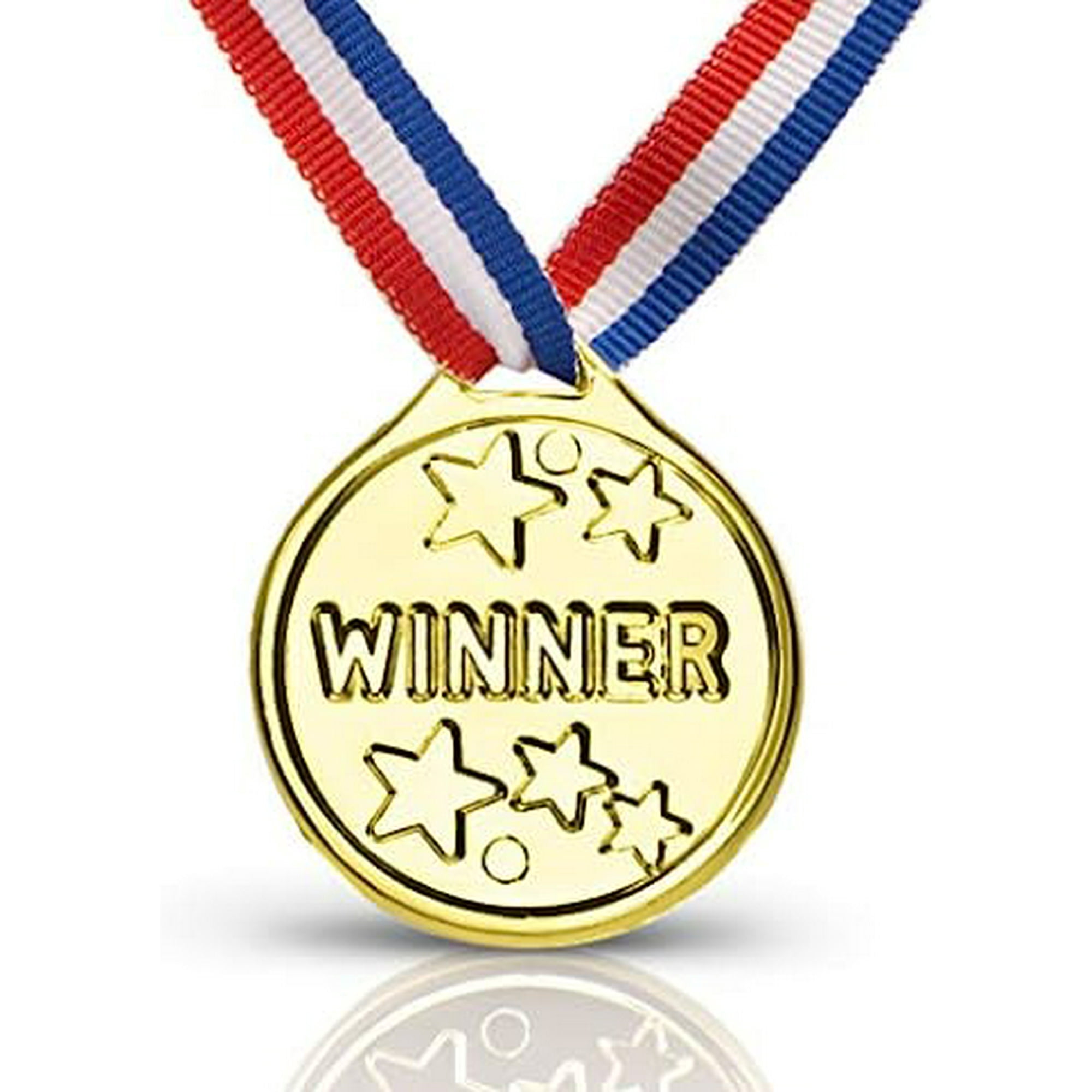Medalla de premio ganador y cintas para premios para niños Cintas  participantes Medallas de premio de plástico para niños Competencia Evento  deportivo