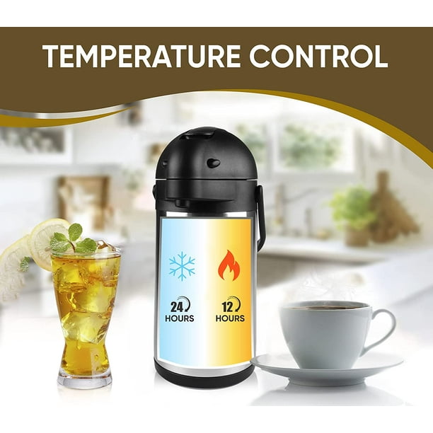 Jarra de café térmica de 54 oz - Dispensador de bebidas térmicas - Jarra de café  termo para mantener caliente el café y el té durante 12 horas Shuxiu Wang  8390615171762