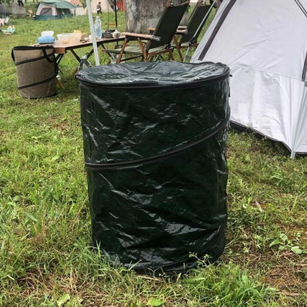 Cubo basura plegable Grey Black - Accesorios camping