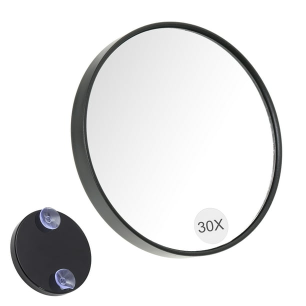 Vogacara Espejo de aumento 30x para maquillaje y aseo de precisión Espejo  de maquillaje con aumento Vogacara