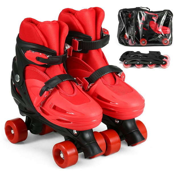 Patines 2 en 1 patines de ruedas para niños, zapatos de patinaje ajustables con 8 ruedas en línea Meterk Patines Walmart línea