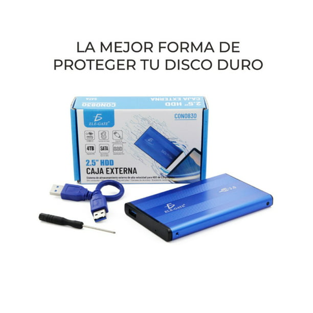Gabinete Case Disco Duro Sata 2.5 USB 3.0 Ele-Gate FWTCON0830