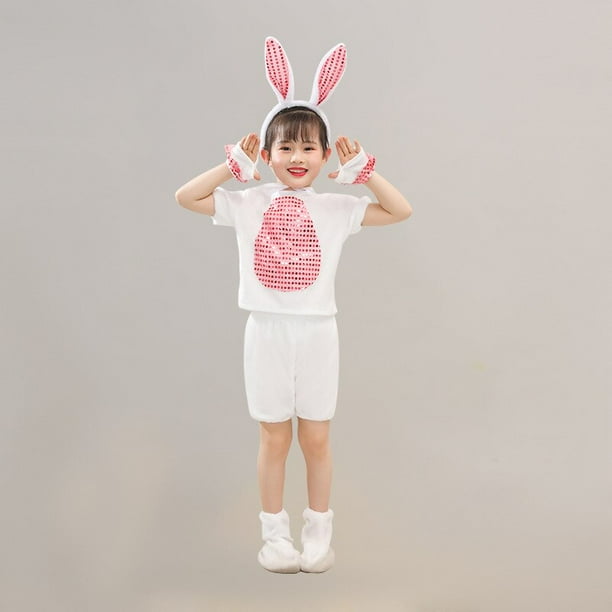 Disfraz infantil de conejo blanco