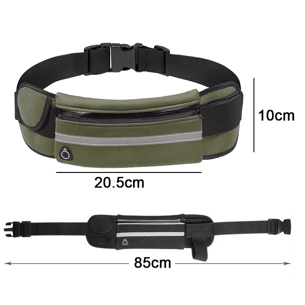 Cinturón para correr para mujeres y hombres, la bolsa ajustable para  cinturón se adapta a la mayoría de los tamaños de teléfono y cintura  MFZFUKR CPB-US-CJZ552-9