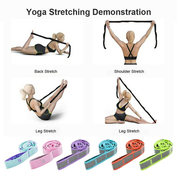 Cinturón Yoga Banda Stretching Estiramiento Fitness – DTS SPORT