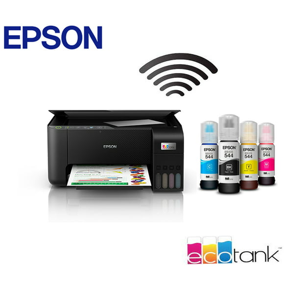 impresora multifuncional epson ecotank l3250  4 tintas extras sistema de tinta continua wifi c11cj67301