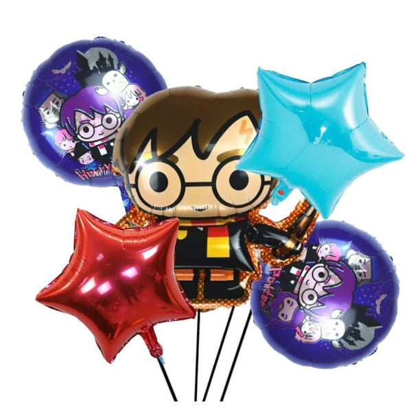 5 Globos Metalicos Harry Potter Fiesta Decoracion Cumpleaños