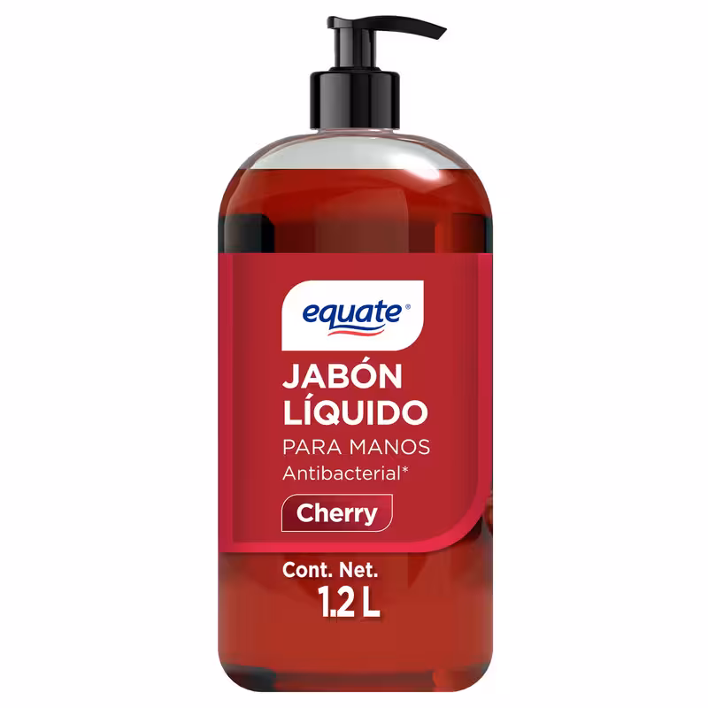 thumbnail image 1 of Jabón Líquido Equate cereza 1200ml, 1 of 4