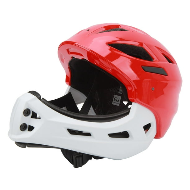 Casco de Ciclismo para niños, casco de cara completa desmontable