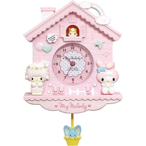 Reloj infantil de pared Monstruo, Tape Pink, Correos Market