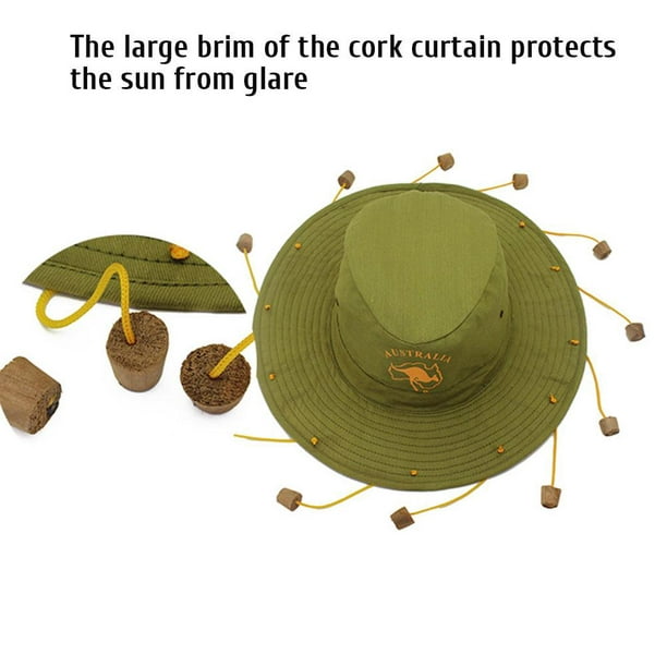 Sombrero Australiano Con Protección De Corcho, Gorras Protectoras Para La Cabeza, Sombr | Bodega Aurrera línea