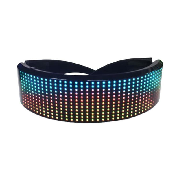 2x Gafas LED para fiestas-gafas LED para festivales-gafas geniales
