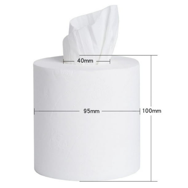 6 de papel higiénico cómodo de 4 granel, papel de baño , toals bncas suaves  hogar Baoblaze Papel higiénico suave para el hogar