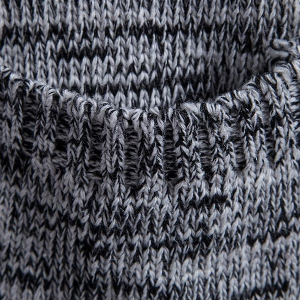 Los hombres invierno Plaid puentes Long-Sleeved grueso suéter