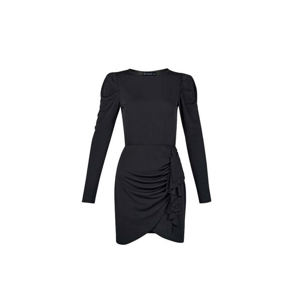 vestido corto para dama negro castalia trevo 94428
