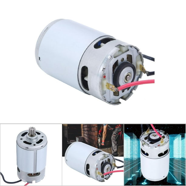  Modelo de taladro inalámbrico inalámbrico Motor de molinillos  pequeños Motor Herramientas al aire libre Motor de taladro de mano Motor de  juguete de coche Motor de juguete 18-24V de alta velocidad