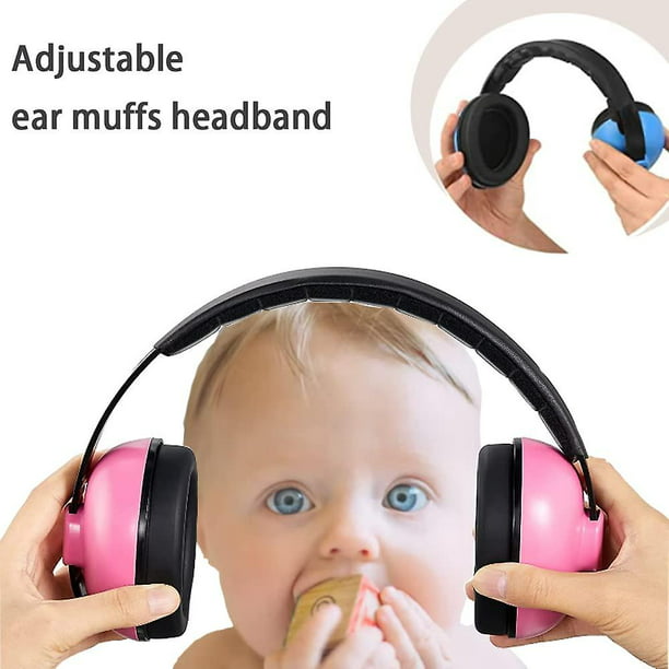Orejeras para bebés, casco protector para niños, orejeras con cancelación  de ruido, protección auditiva ajustable, reducción de ruido para niños JAMW  Sencillez