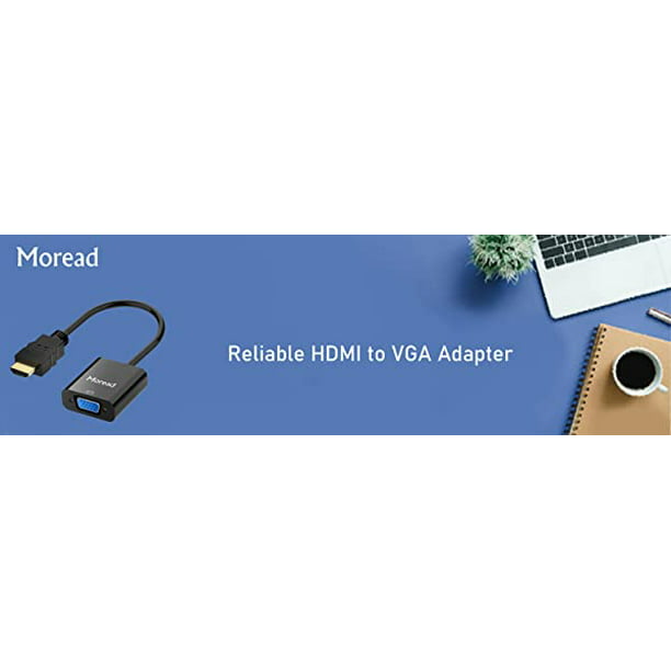  Cable adaptador HDMI a VGA, HDMI macho chapado a VGA