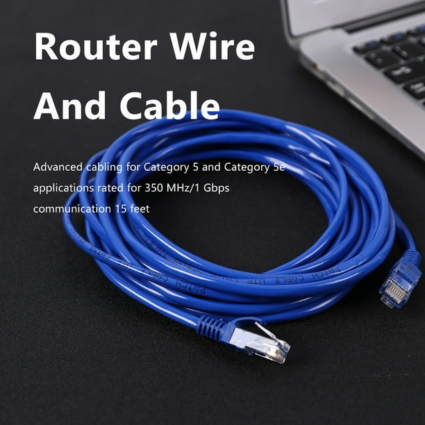 Cable Internet Rj45 Lan Red Cat 5e Ethernet De 10 Metros