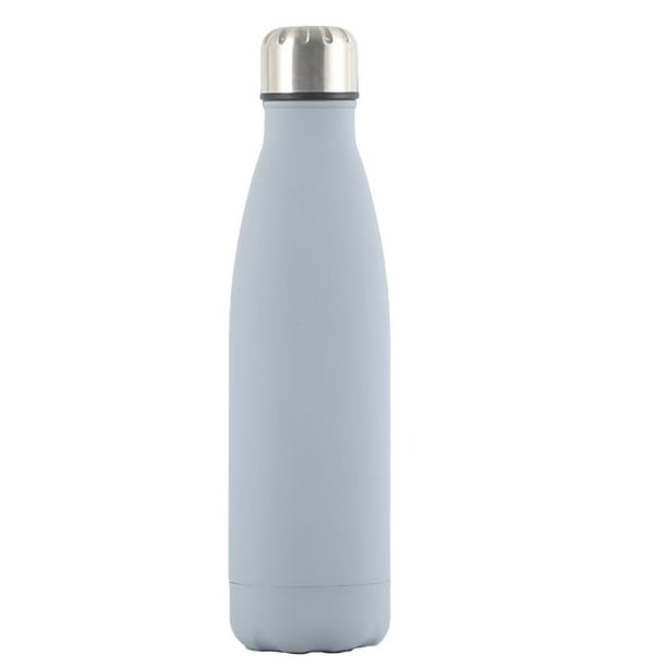 Thermoses Botella de agua de acero inoxidable de 17 onzas, tipo botella de  nitrógeno, aislamiento térmico, botella de agua deportiva, reutilizable, a