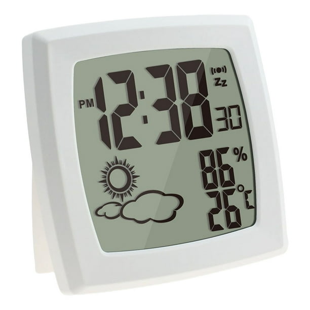 Medidor Digital de Temperatura y Humedad Para Casa Oficina Termometro  Interior