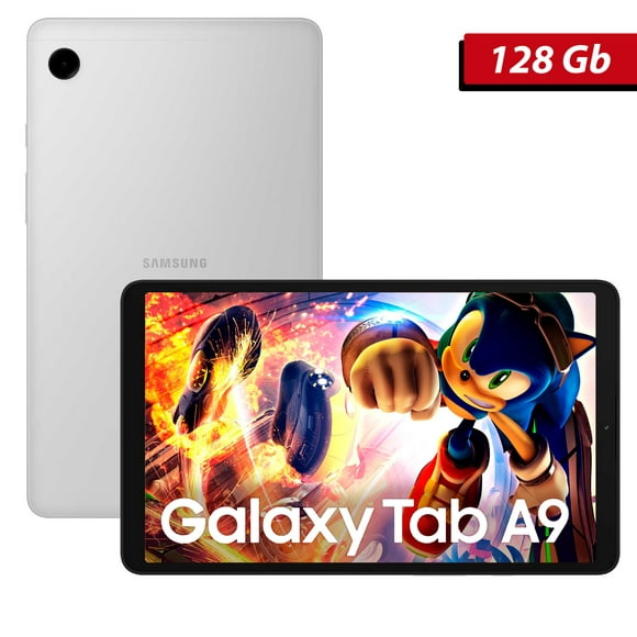 tablet samsung galaxy tab a9 87 hd 8gb 128gb procesador octa core android 13 plateado smx110nzsemxo