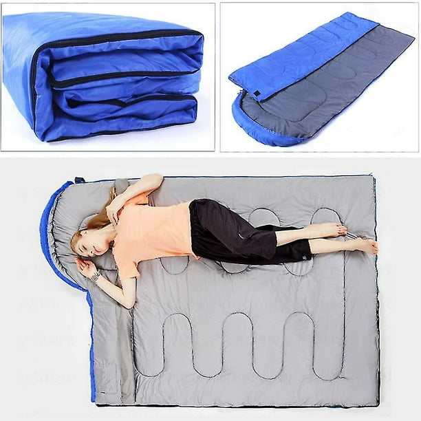 Saco de dormir Ultraligero Camping Impermeable Sacos de dormir engrosados  Invierno Cálido Saco de dormir Adulto