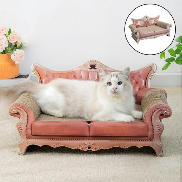 Rascador para gatos, sofá, almohadilla para rascar de cartón, sofá,  tumbona, resistente al desgaste, sofá de cartón a la moda para gatos de  Yuyangstore rascador para gatos