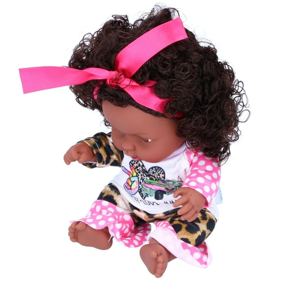 black baby doll children doll toy baby play dolls vinyl 25cm baby doll para regalos de navidad para regalos de cumpleaos anggrek dd2013