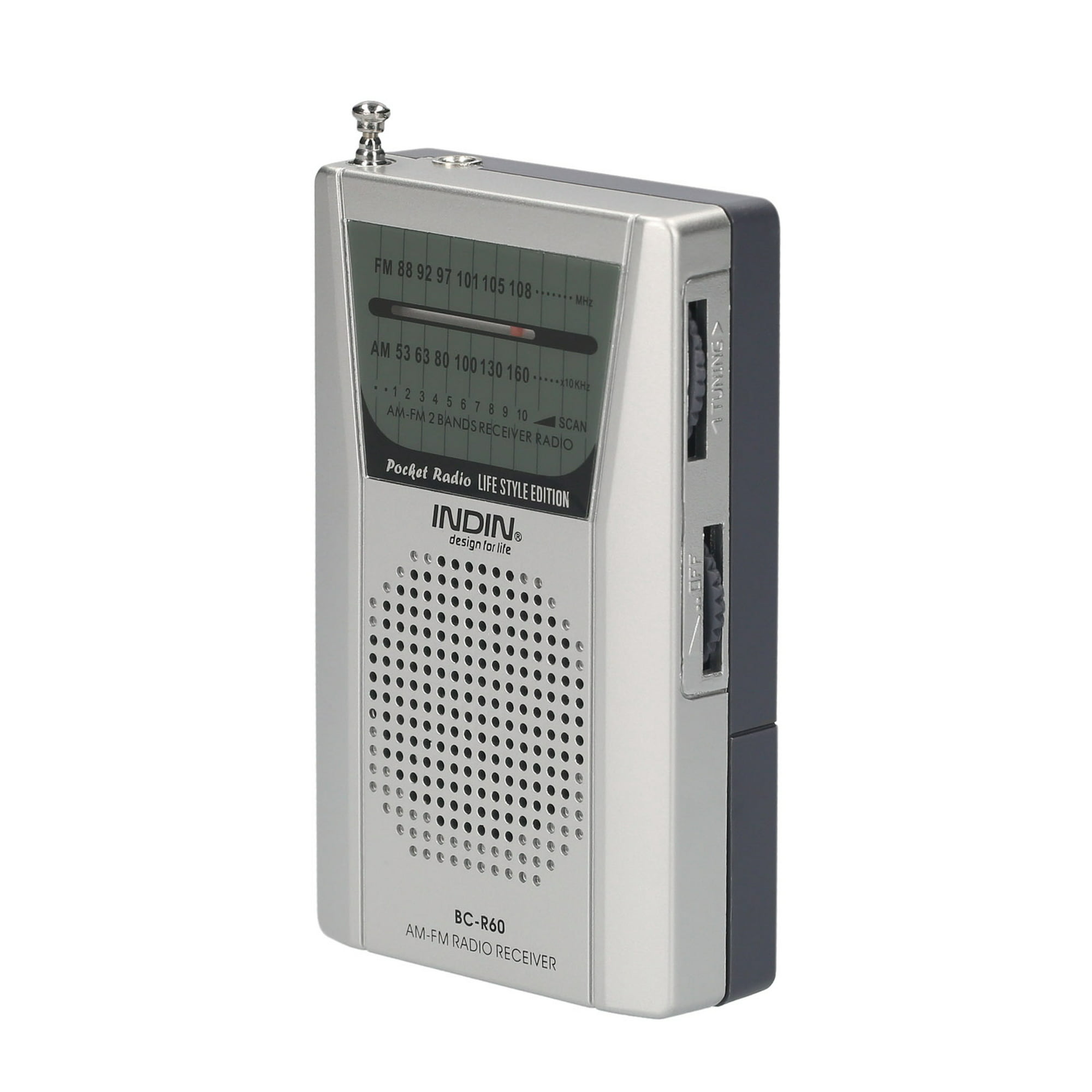 Radio FM digital Mini reproductor de música portátil Radio de bolsillo  Altavoz Grabador de sonido recargable Inevent EL000051-00B