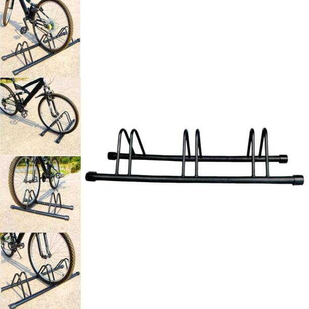Soporte de suelo para bicicletas, soporte de estacionamiento para bicicletas  para garaje, soporte de almacenamiento para bicicletas en  interiores/exteriores 1 portabicicletas kusrkot Estacionamiento de  bicicletas