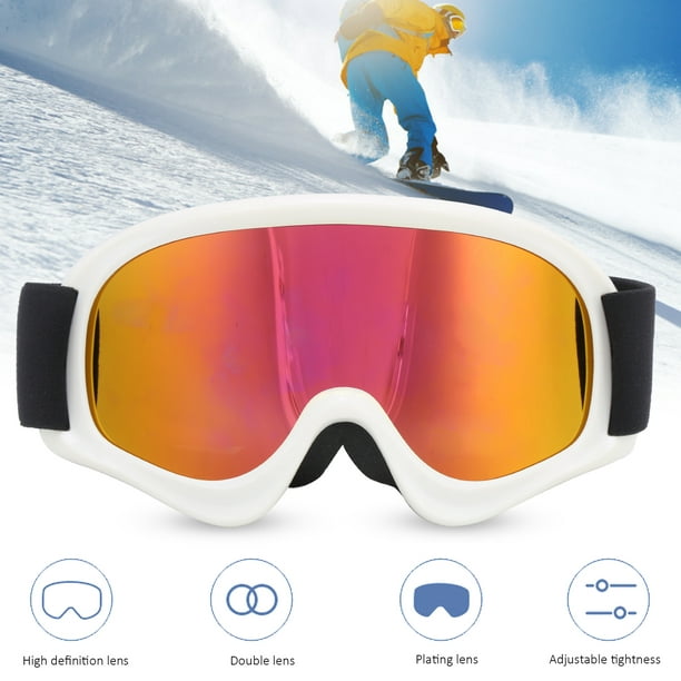 Niños gafas de esquí Niños Esquí Doble capa Antiniebla Nieve Antinieve  Ceguera Escalada Gafas a prueba de vientoblanco ANGGREK Otros