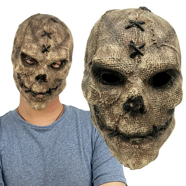 Máscara de látex humano realista para hombre, máscara completa para  Halloween, mascarada, novedad, vestido de disfraz
